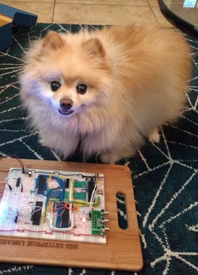 Cody with the more or less finished design, with the caveats noted in my post.