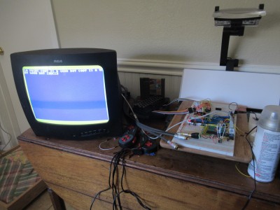 The current design running as a whole, basically an overgrown TV Typewriter in this particular situation.