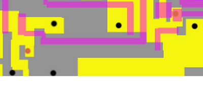 missing poly - bottom edge of ALU