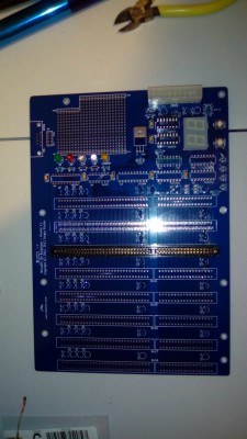 Pic: ISA Motherboard partially built