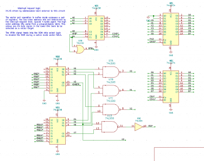 ISA65816 Interrupt control logic