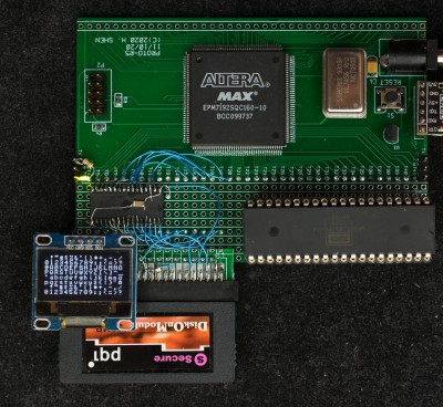 ASCII table on OLED display of Proto65_rev0_1.jpg