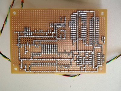 bottom side of the board