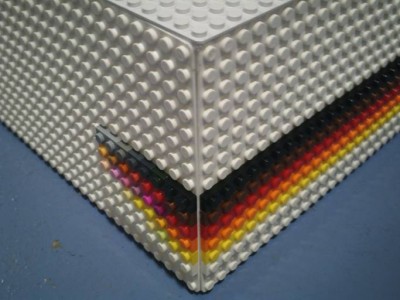 This is how I spent 8 hours making stripes and fades.