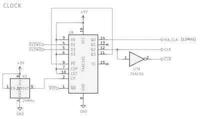 Variable clock stretching circuit diagram