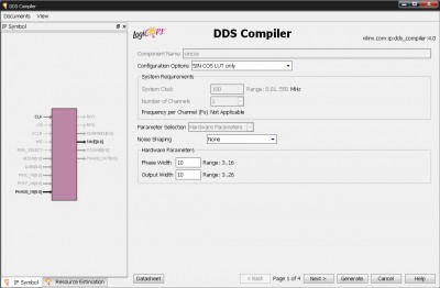 set LUT for 1K width &amp; depth
