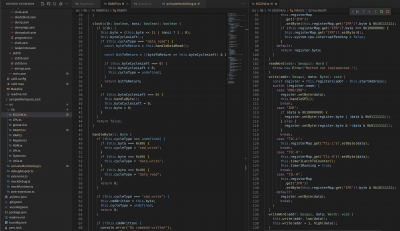 My simulated 6522 and RA8875.