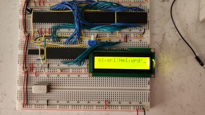 All screwy. Ignore the messy wires