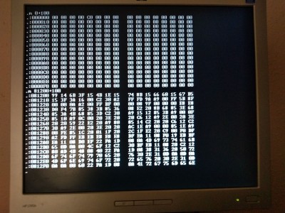 Black &amp; white text