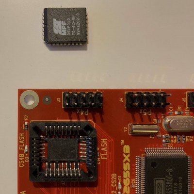 board and flash chip