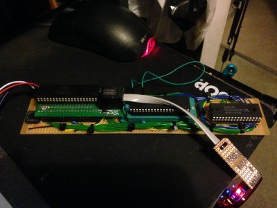 Three chip 6502/65C02 SBC on strip board