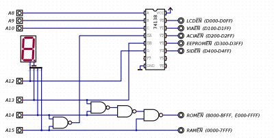 '138 nicely eliminates the need of additional gates by having 3 enable inputs