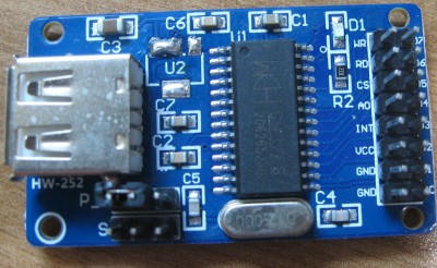 CH376S board with regulator bypassed