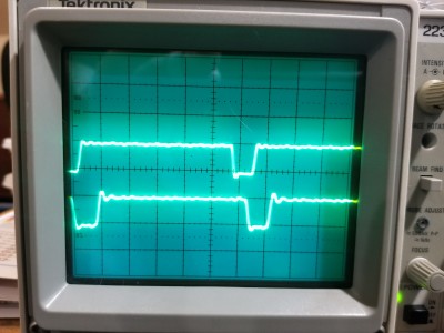Original, vs. flip-flopped load pulse