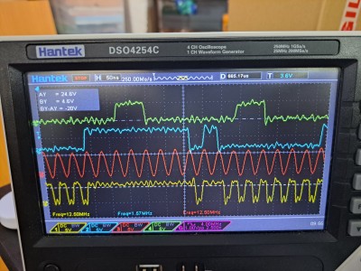 Glitches with clock stretching - I/O cycle "echos"