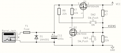 Added resistor to discharge Q2's gate