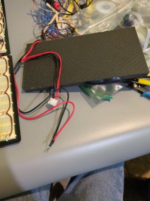 LED panel unboxed