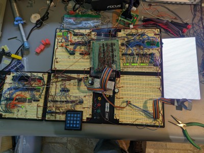 LED panel first full light, plus modules rearranged/clock power network improved.