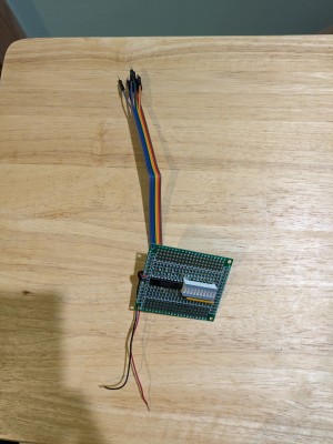 Mini module for visualizing one byte of address/data that can plug in wherever needed