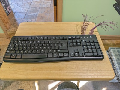 Keyboard KB120 hacked to get direct connections to the contact matrix