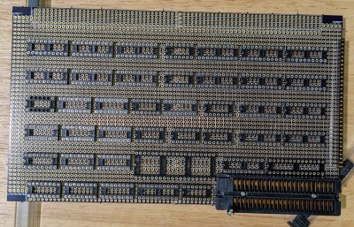 LRC actual breadboard testing initial layout