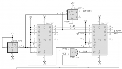 Simple clock stretching to match a derived, half-rate clock signal