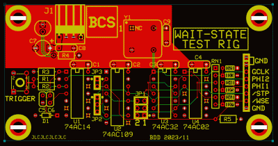Wait-State Test Rig PCB Layout