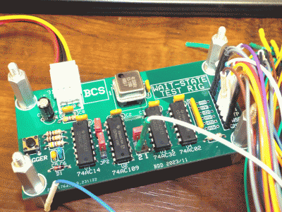 Test Rig Connected to Logic Analyzer
