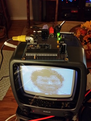 L-Star running the "30th anniversary demo" for Apple-1