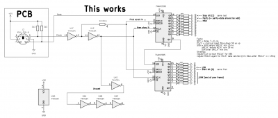 This schema works, lets wait for Schmitt-trigger