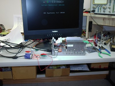 Picasso µVGA Test Setup