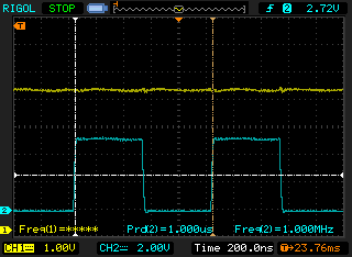 Probing closer to the board.