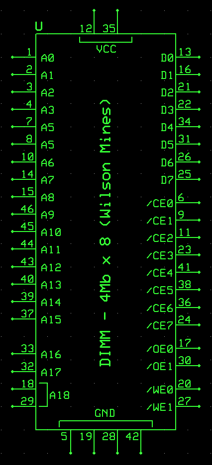 Wilson Mines 4Mb x 8 DIMM