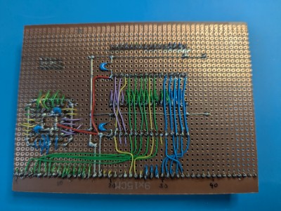 End result, wiring side.