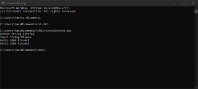 written in a few lines of vhdl