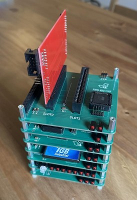 PC6502 stack front view