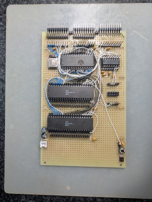 I/O board:<br />VIA1, VIA2, ACIA, PANIC! button