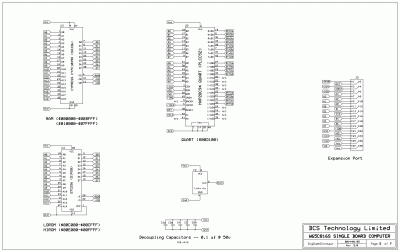 POC V2 Schematic, Page 5: RAM, ROM &amp; I/O