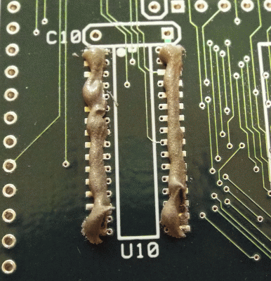 Solder Paste on SOJ-32 Pads