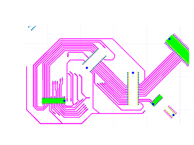 Just bottomside (light blue equals circle around the pin i.e. ring, bottomside)