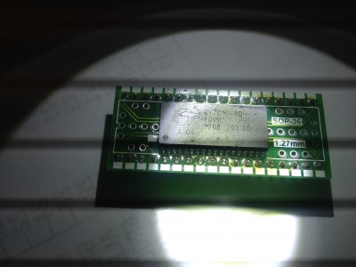 High-Speed 512kbyte SRAM on Test Adapter