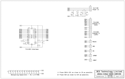 POC schematic, page 4, external interface
