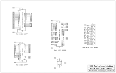 POC schematic, page 3, RAM, ROM &amp; I/O