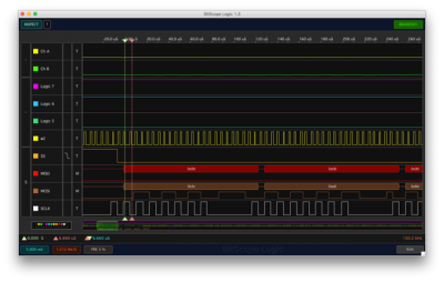 Screen capture of Bitscope Logic