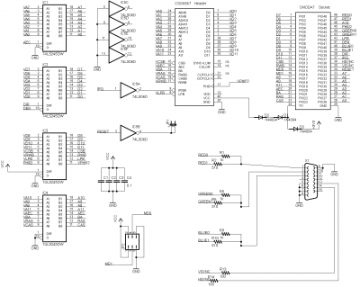 FAL6567 Schematic Monochrome