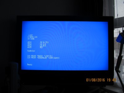MTX plus, 40 column text output
