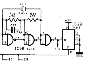 Compukit UK101 oscillator circuit