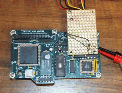 Clock Stepper Attached to POC V1.1