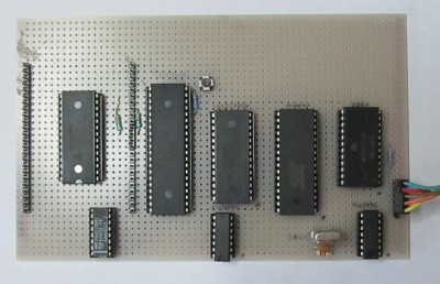 Vertical arrangement Component side