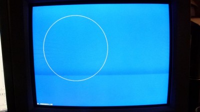 Circle @(200,200) radius 150. Resolution:640x480